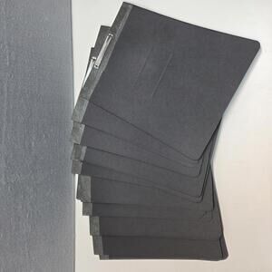 Oxford Letter Report Covers 2" Capacity Black NEW Qt 16